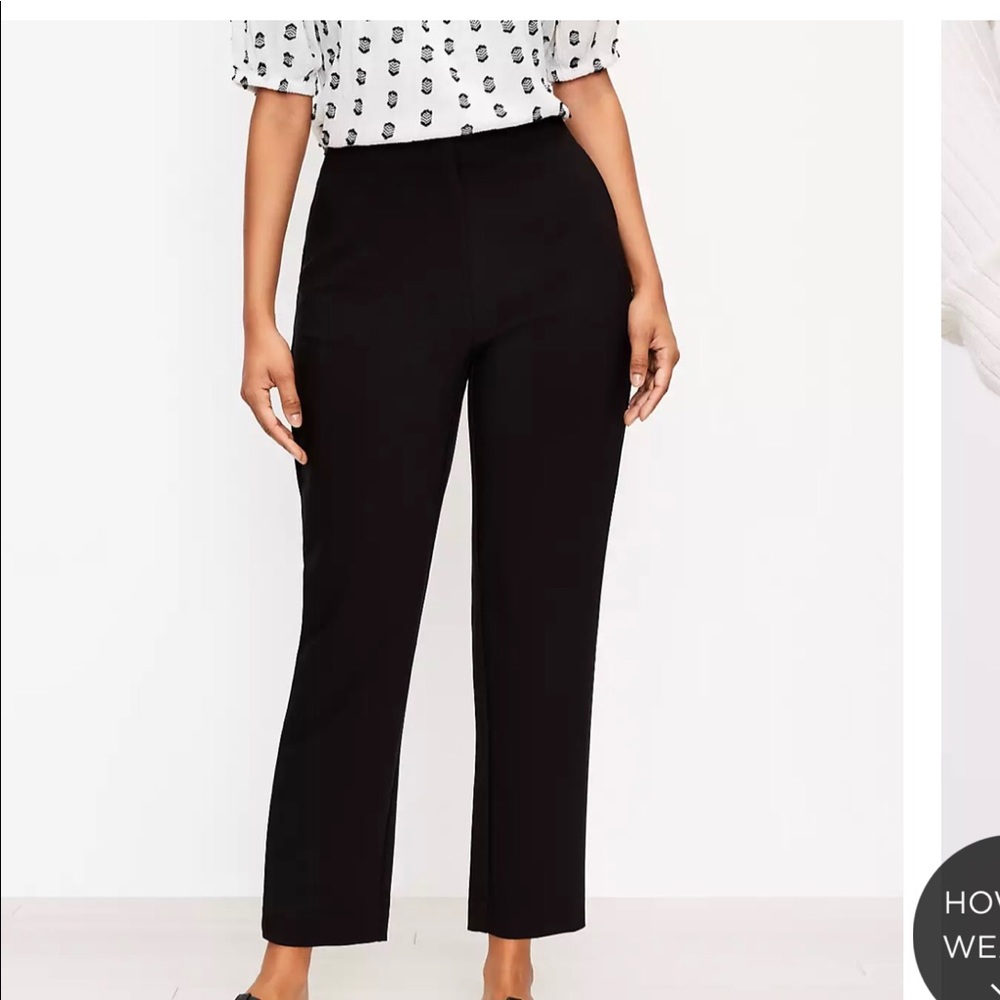 LOFT Slim Julie Pants In Curvy Fit